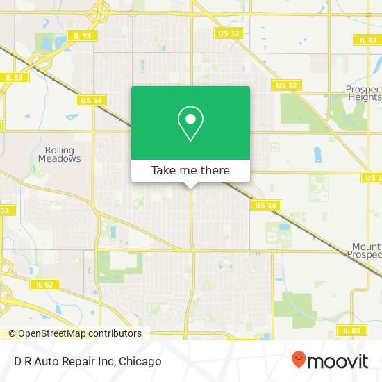 D R Auto Repair Inc map