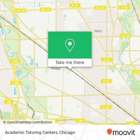 Academic Tutoring Centers map