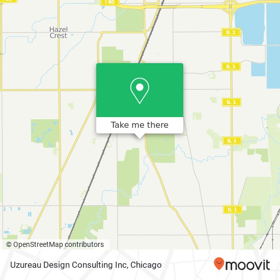 Uzureau Design Consulting Inc map