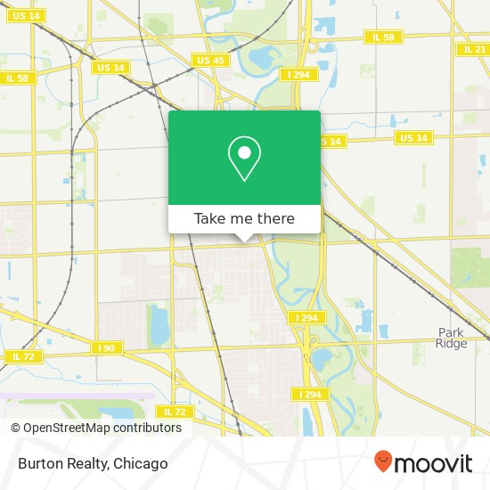 Burton Realty map