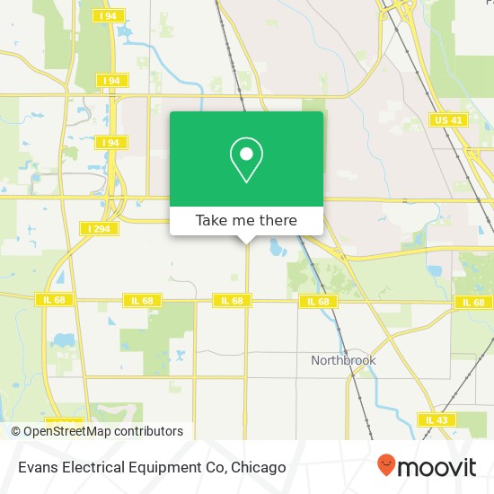 Mapa de Evans Electrical Equipment Co