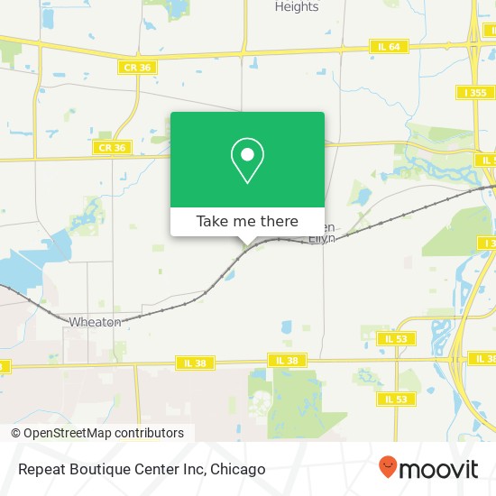 Repeat Boutique Center Inc map