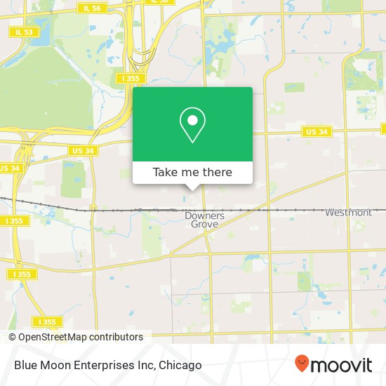 Blue Moon Enterprises Inc map