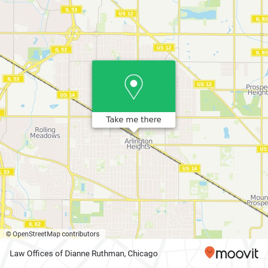 Law Offices of Dianne Ruthman map