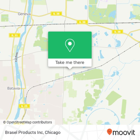 Brasel Products Inc map