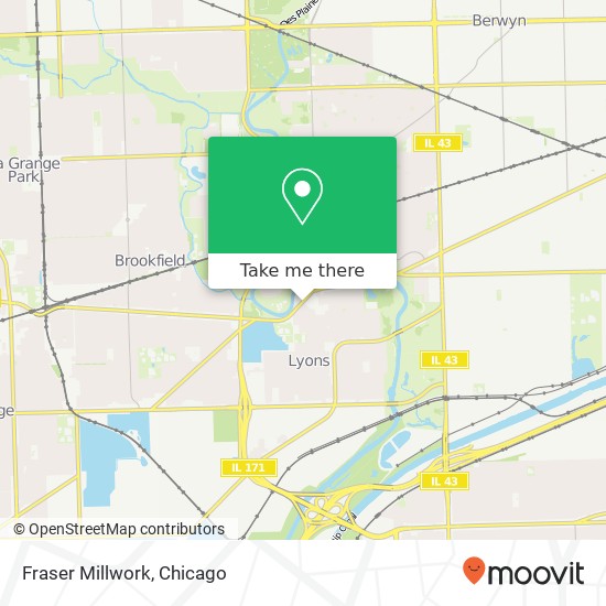 Fraser Millwork map