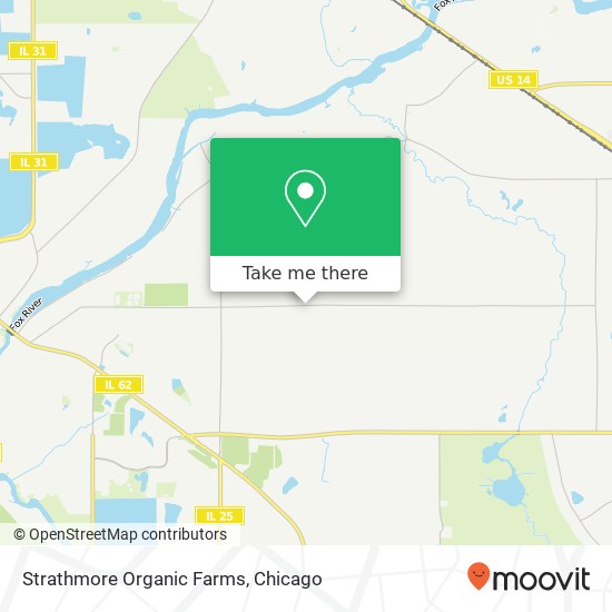 Mapa de Strathmore Organic Farms