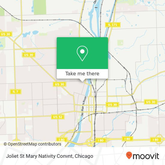 Mapa de Joliet St Mary Nativity Convnt