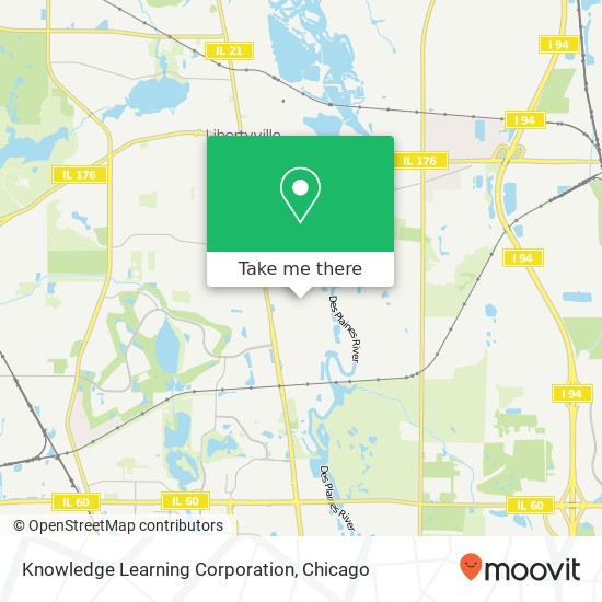 Mapa de Knowledge Learning Corporation