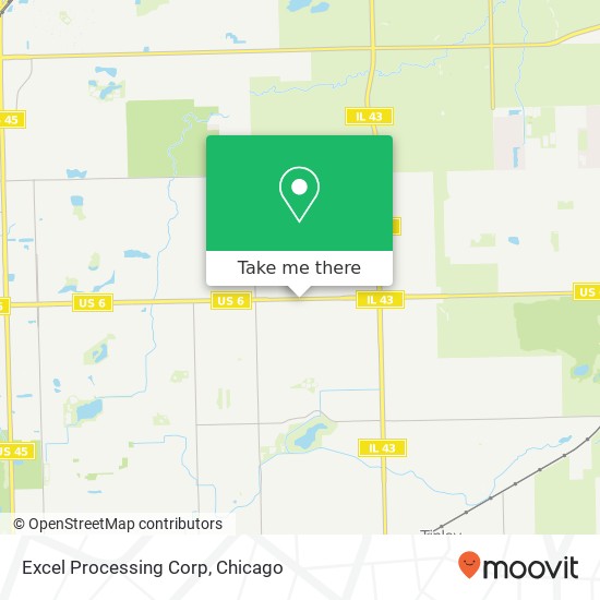 Excel Processing Corp map