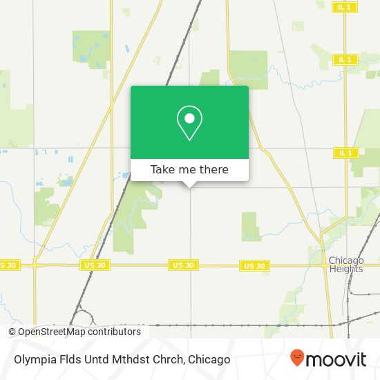 Olympia Flds Untd Mthdst Chrch map