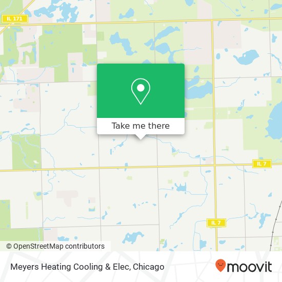 Mapa de Meyers Heating Cooling & Elec