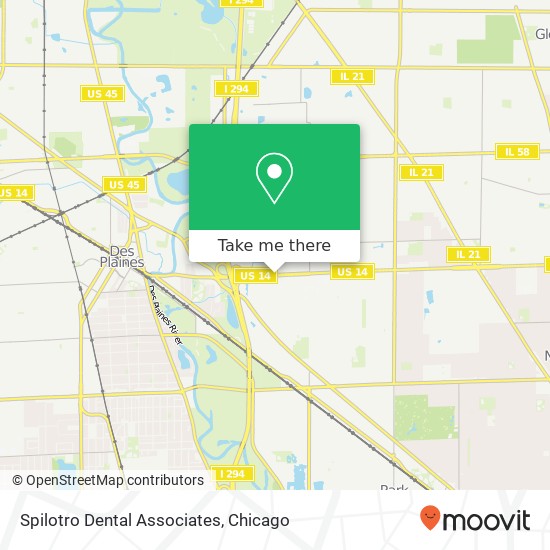 Mapa de Spilotro Dental Associates