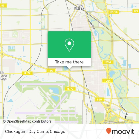 Chickagami Day Camp map