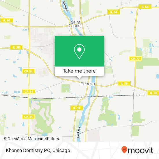 Khanna Dentistry PC map