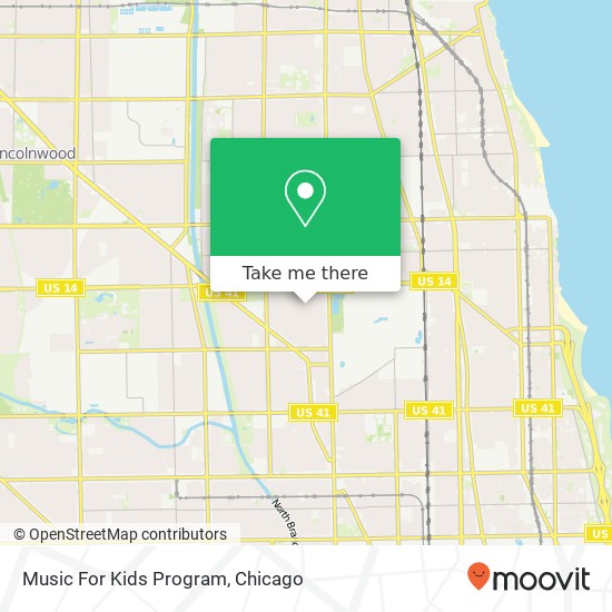 Music For Kids Program map