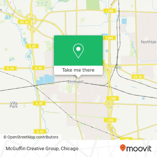 McGuffin Creative Group map