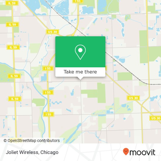 Joliet Wireless map