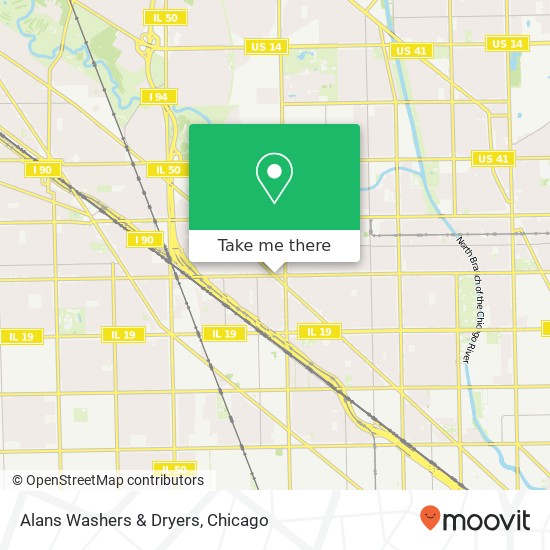 Alans Washers & Dryers map