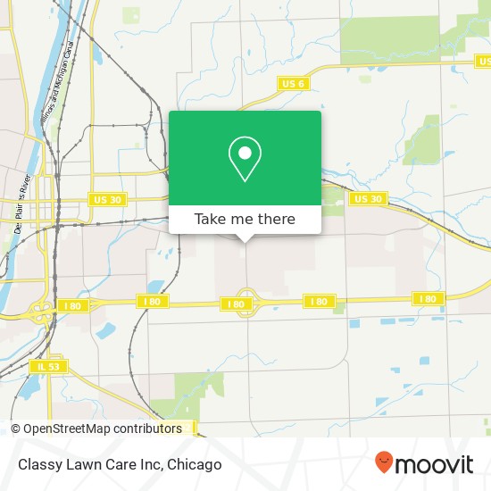 Mapa de Classy Lawn Care Inc