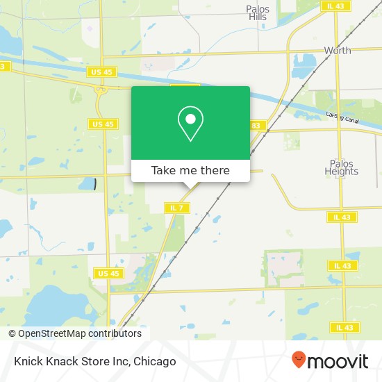 Knick Knack Store Inc map
