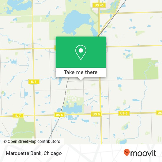 Marquette Bank map