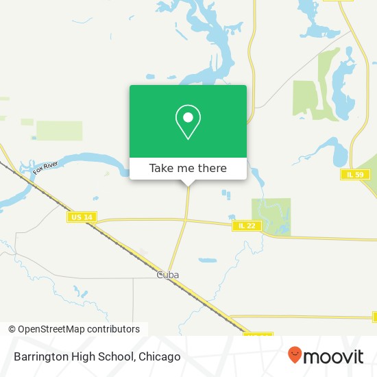 Mapa de Barrington High School