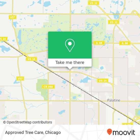 Approved Tree Care map