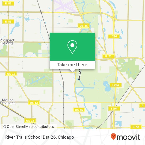 River Trails School Dst 26 map