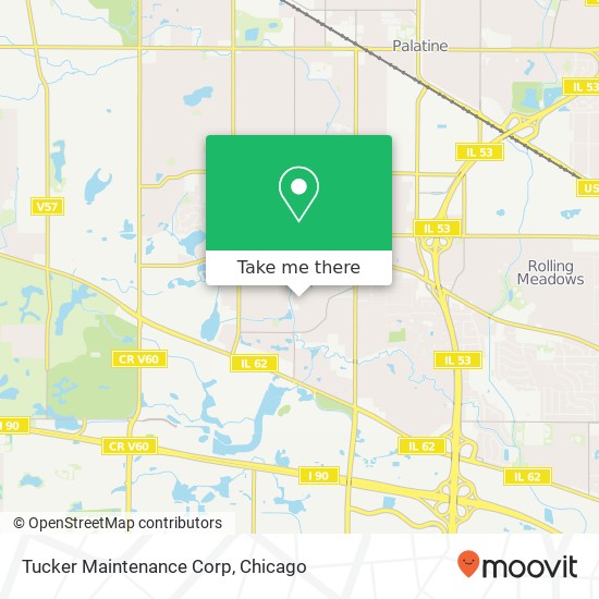 Tucker Maintenance Corp map