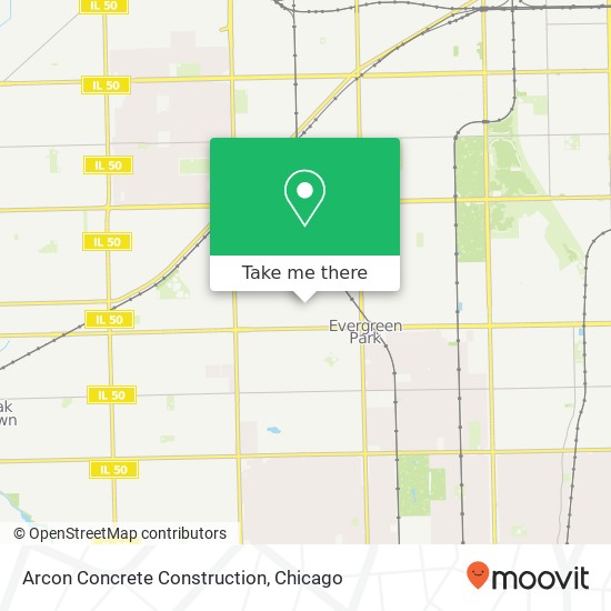 Arcon Concrete Construction map