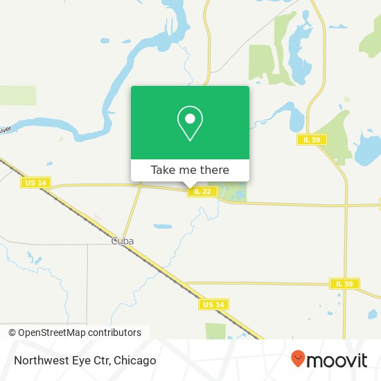 Northwest Eye Ctr map