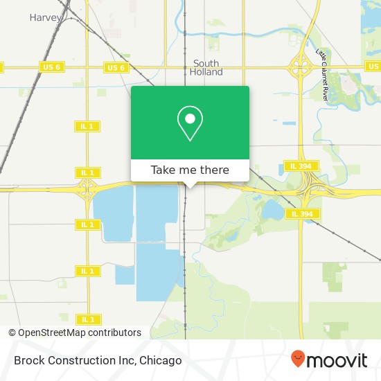 Mapa de Brock Construction Inc