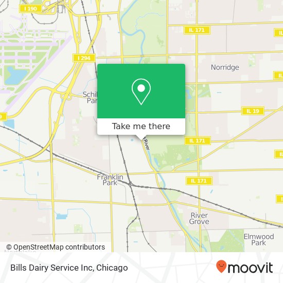 Bills Dairy Service Inc map