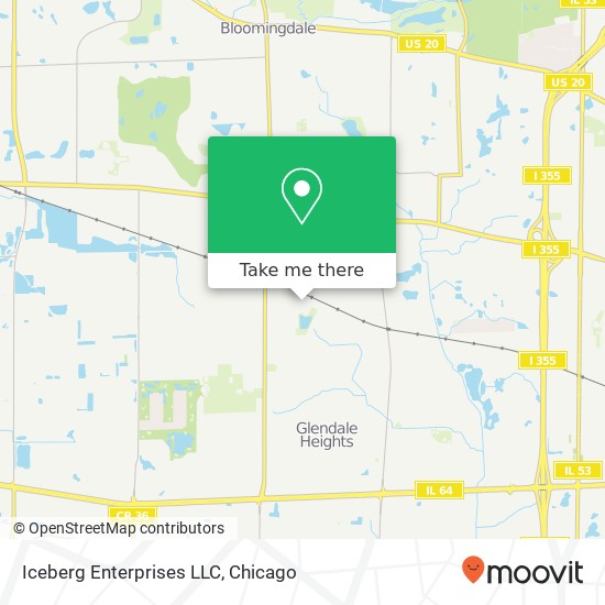 Iceberg Enterprises LLC map