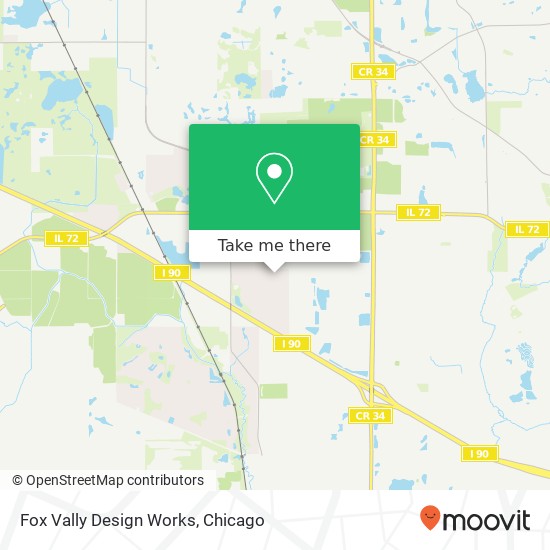 Fox Vally Design Works map