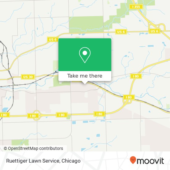 Ruettiger Lawn Service map