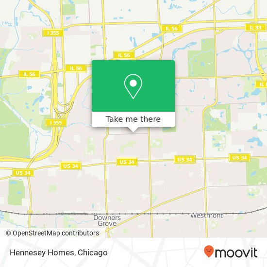 Hennesey Homes map
