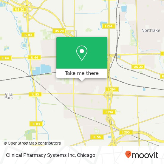 Mapa de Clinical Pharmacy Systems Inc