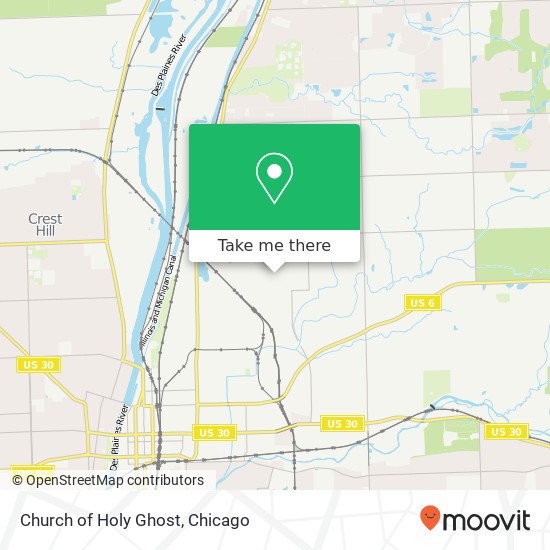 Mapa de Church of Holy Ghost