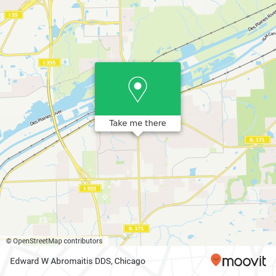 Edward W Abromaitis DDS map