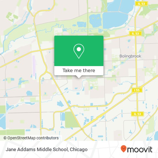 Jane Addams Middle School map