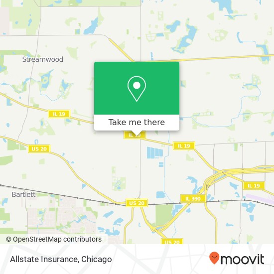 Allstate Insurance map