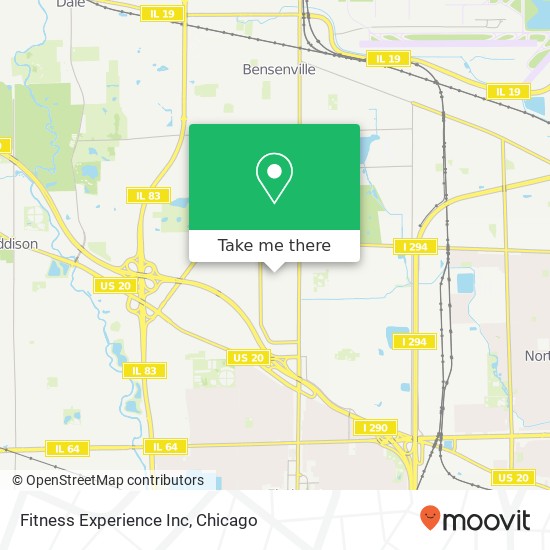 Fitness Experience Inc map