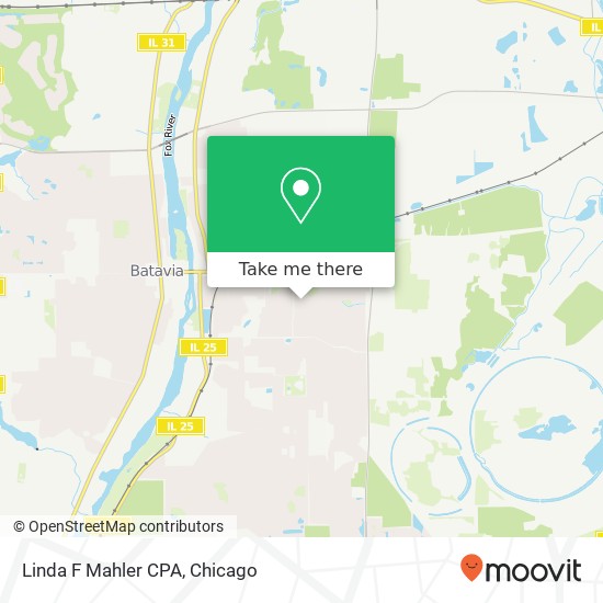 Linda F Mahler CPA map