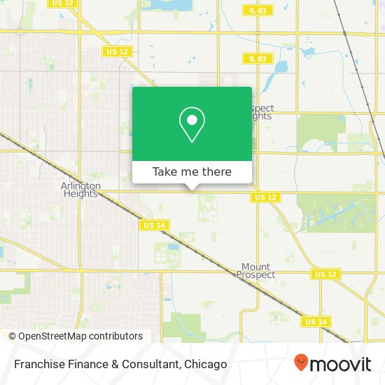 Franchise Finance & Consultant map