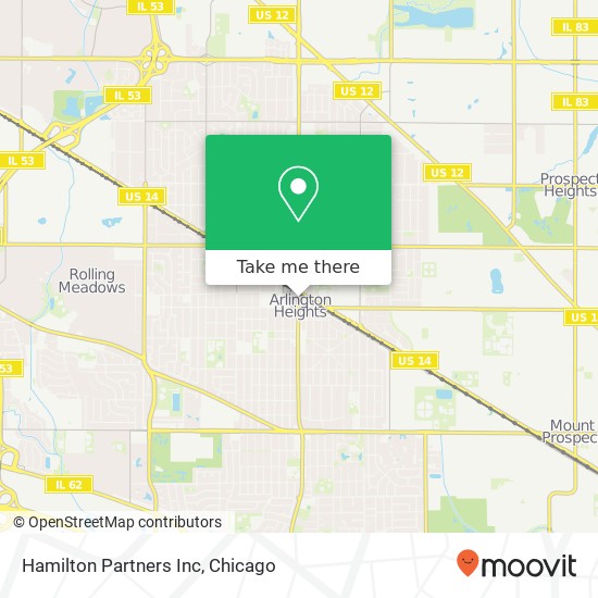 Mapa de Hamilton Partners Inc