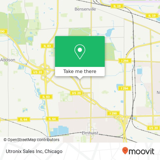 Utronix Sales Inc map