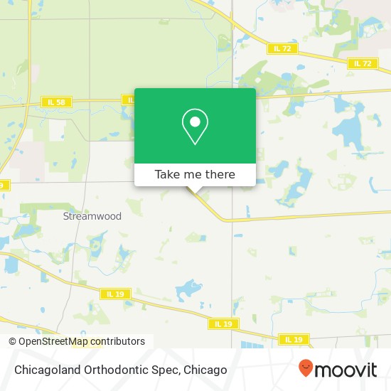 Chicagoland Orthodontic Spec map