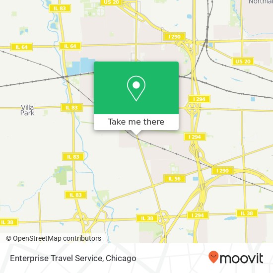 Enterprise Travel Service map